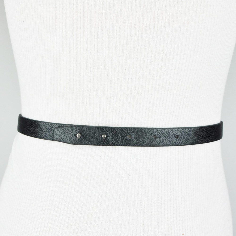 Black Faux leather Gem Belt - Picture 2 of 3